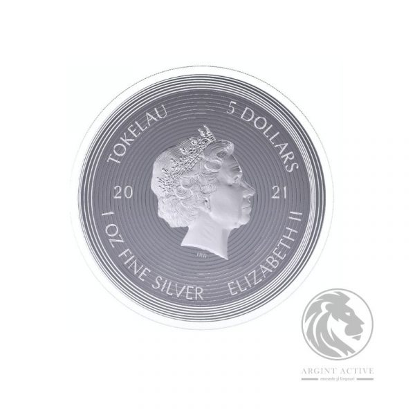 moneda argint mona Lisa Tokelau