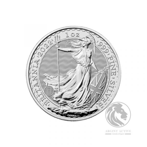 moneda argint Britannia