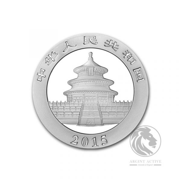 moneda argint panda 2015