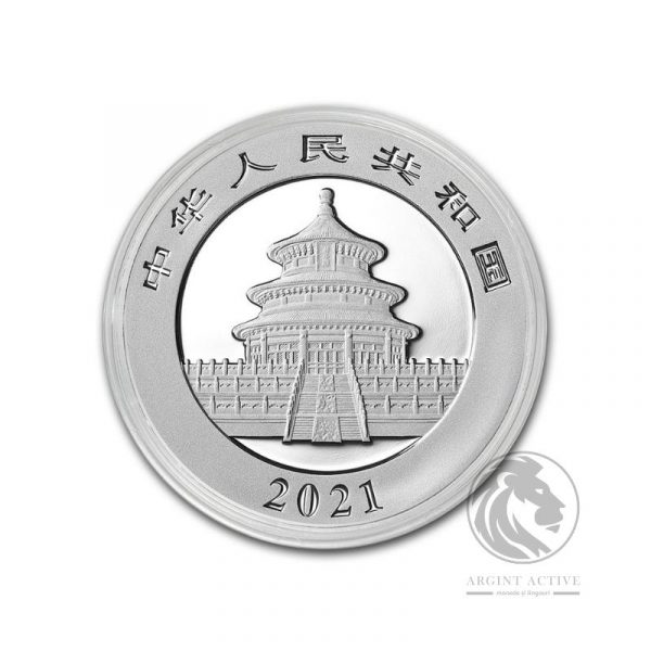 monede argint Panda 2021