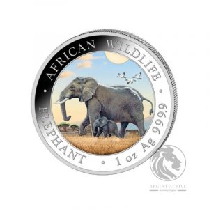 moneda argint elefant