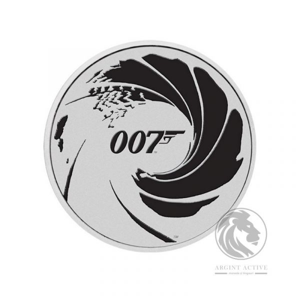 moneda argint James Bond