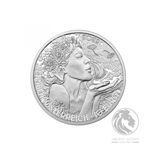 moneda argint păpădia