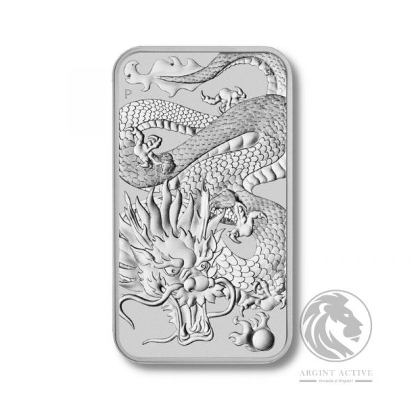 moneda argint lingou Dragon Australia
