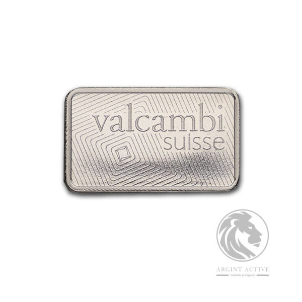 lingou platina Valcambi Elveția 2,5 grame