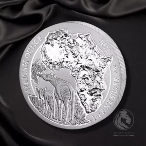 moneda argint investiții okapi 2021