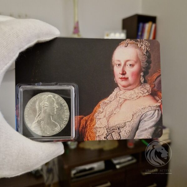moneda argint Maria Theresa