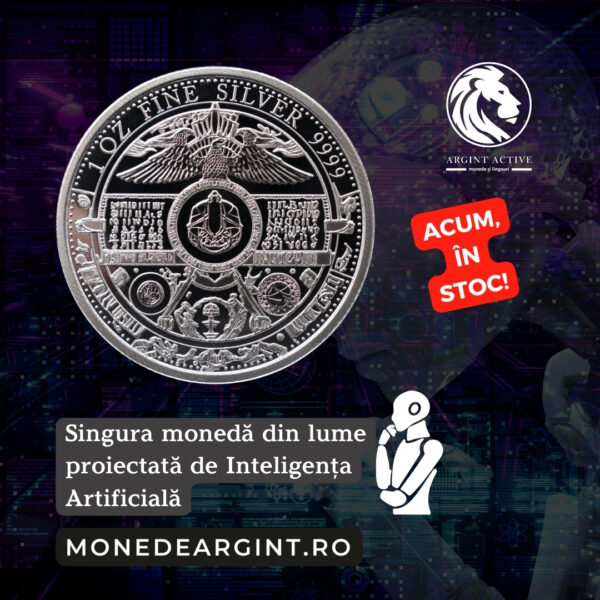monede argint AI Inteligenta Artificială Pressburg Mint